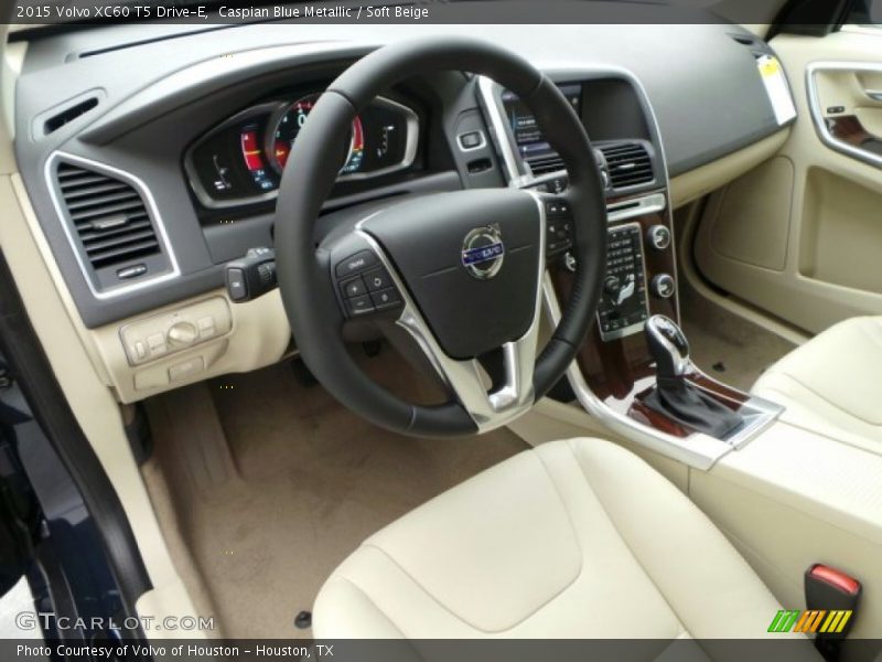  2015 XC60 T5 Drive-E Soft Beige Interior