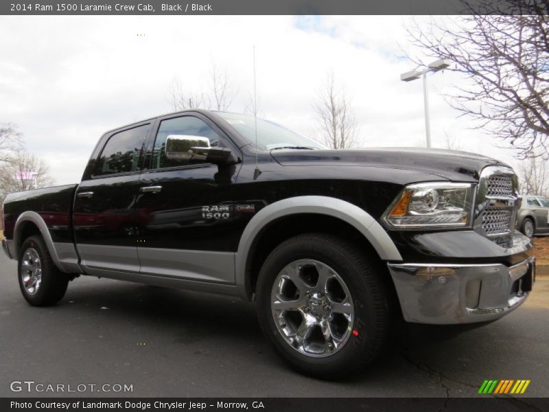 Black / Black 2014 Ram 1500 Laramie Crew Cab