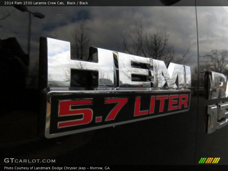 Black / Black 2014 Ram 1500 Laramie Crew Cab