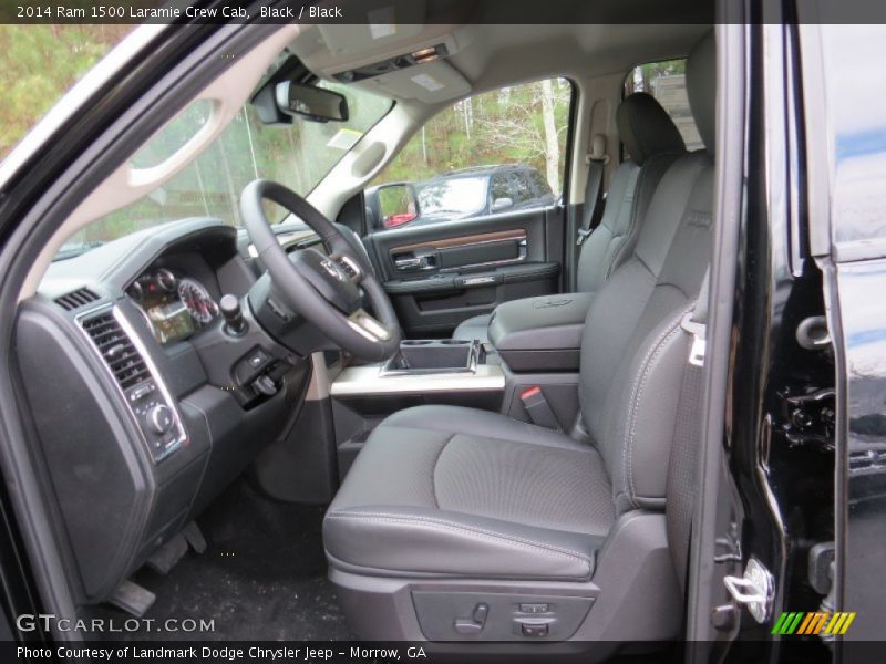 Black / Black 2014 Ram 1500 Laramie Crew Cab