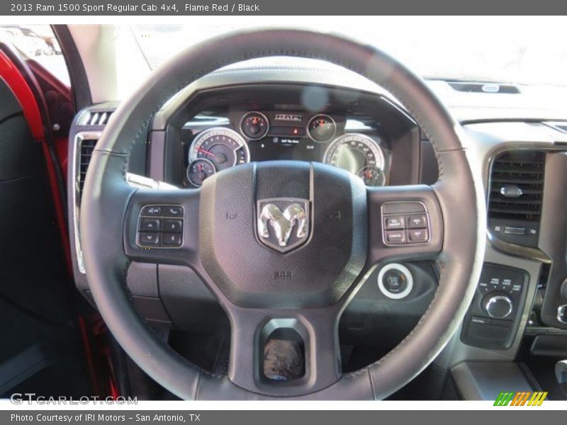 Flame Red / Black 2013 Ram 1500 Sport Regular Cab 4x4