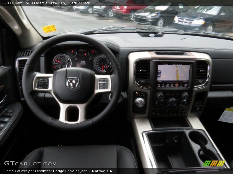 Black / Black 2014 Ram 1500 Laramie Crew Cab