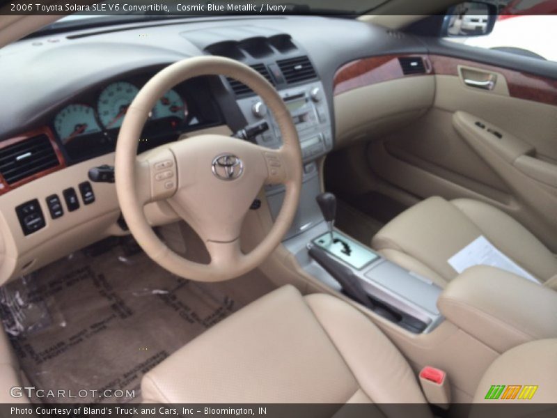 Cosmic Blue Metallic / Ivory 2006 Toyota Solara SLE V6 Convertible