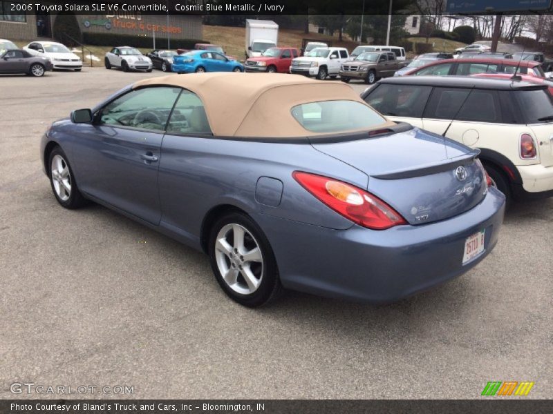 Cosmic Blue Metallic / Ivory 2006 Toyota Solara SLE V6 Convertible