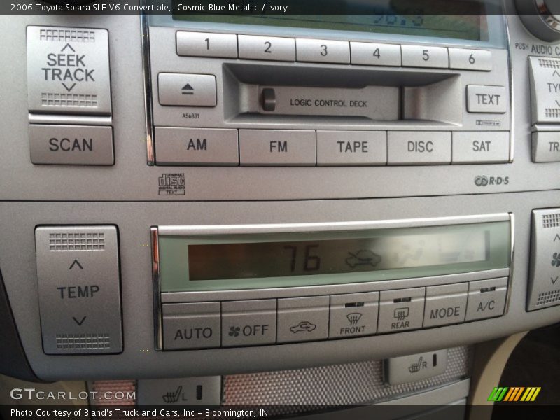 Audio System of 2006 Solara SLE V6 Convertible