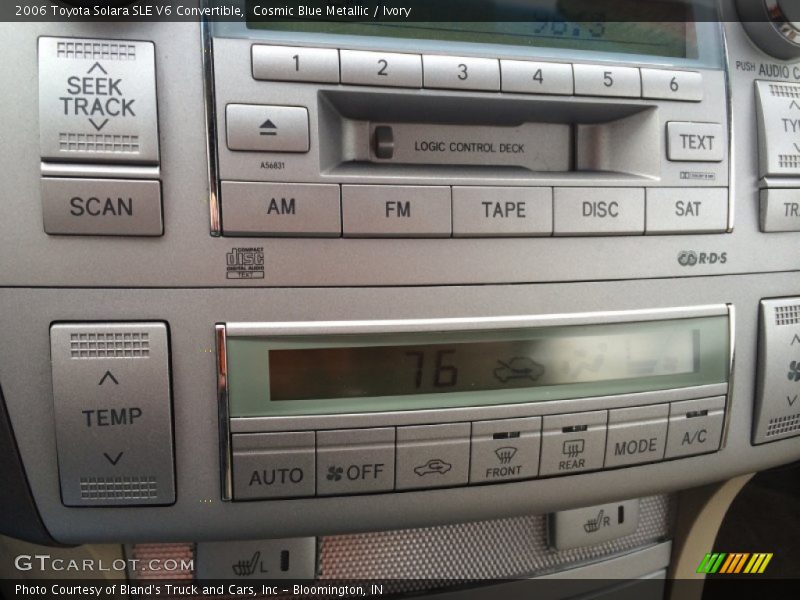 Audio System of 2006 Solara SLE V6 Convertible