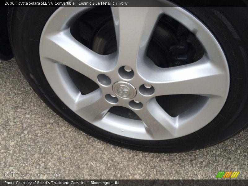 Cosmic Blue Metallic / Ivory 2006 Toyota Solara SLE V6 Convertible