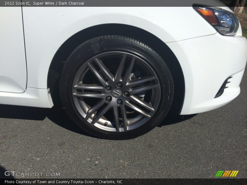 Super White / Dark Charcoal 2012 Scion tC