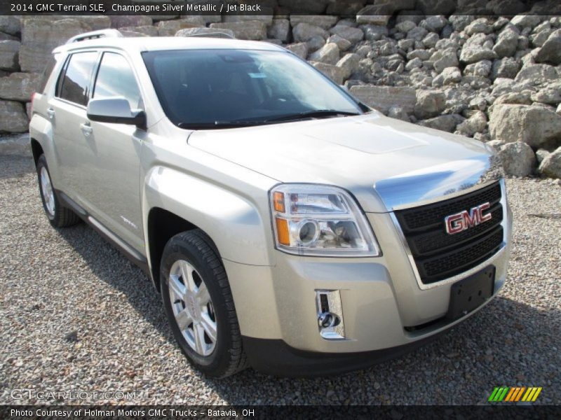 Champagne Silver Metallic / Jet Black 2014 GMC Terrain SLE