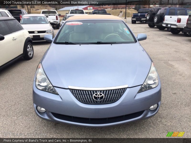 Cosmic Blue Metallic / Ivory 2006 Toyota Solara SLE V6 Convertible
