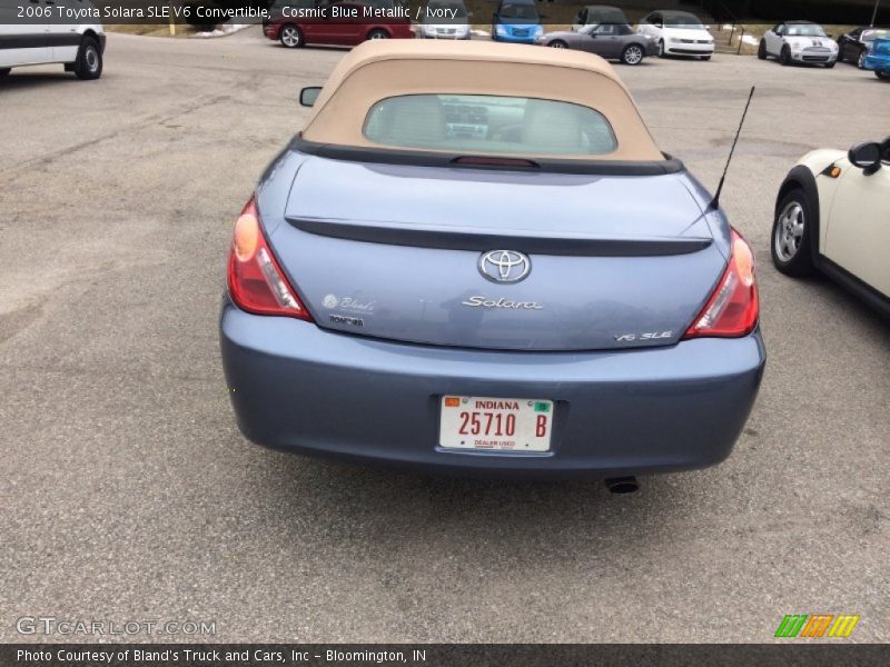 Cosmic Blue Metallic / Ivory 2006 Toyota Solara SLE V6 Convertible