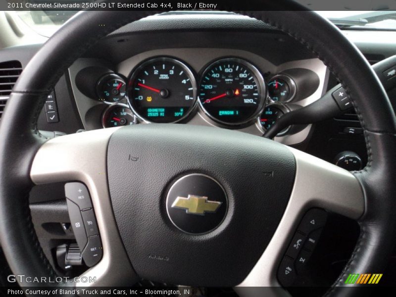 Black / Ebony 2011 Chevrolet Silverado 2500HD LT Extended Cab 4x4