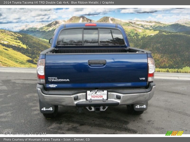 Blue Ribbon Metallic / Graphite 2014 Toyota Tacoma V6 TRD Double Cab 4x4