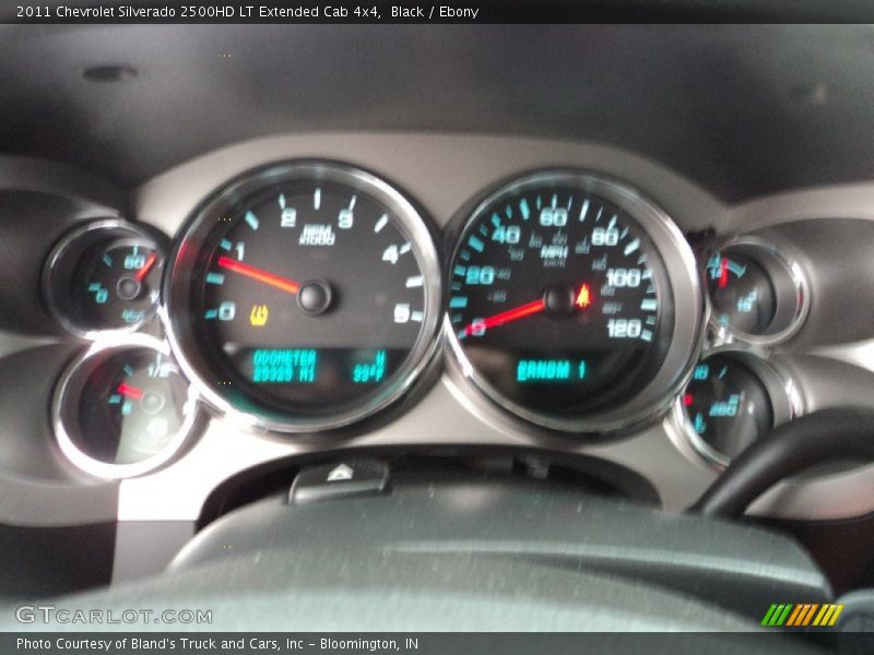 Black / Ebony 2011 Chevrolet Silverado 2500HD LT Extended Cab 4x4