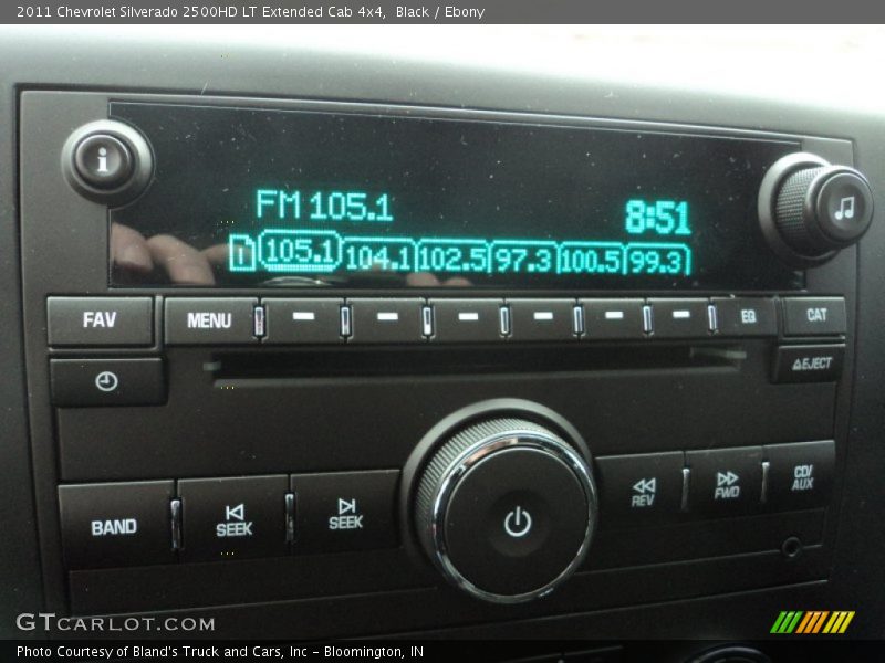 Black / Ebony 2011 Chevrolet Silverado 2500HD LT Extended Cab 4x4