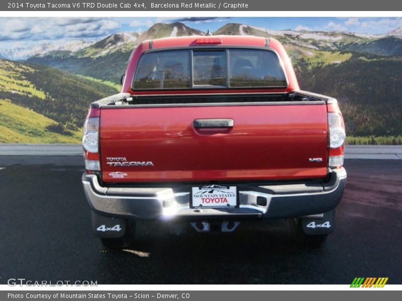 Barcelona Red Metallic / Graphite 2014 Toyota Tacoma V6 TRD Double Cab 4x4
