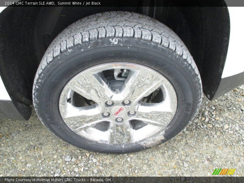 Summit White / Jet Black 2014 GMC Terrain SLE AWD