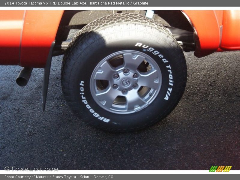 Barcelona Red Metallic / Graphite 2014 Toyota Tacoma V6 TRD Double Cab 4x4