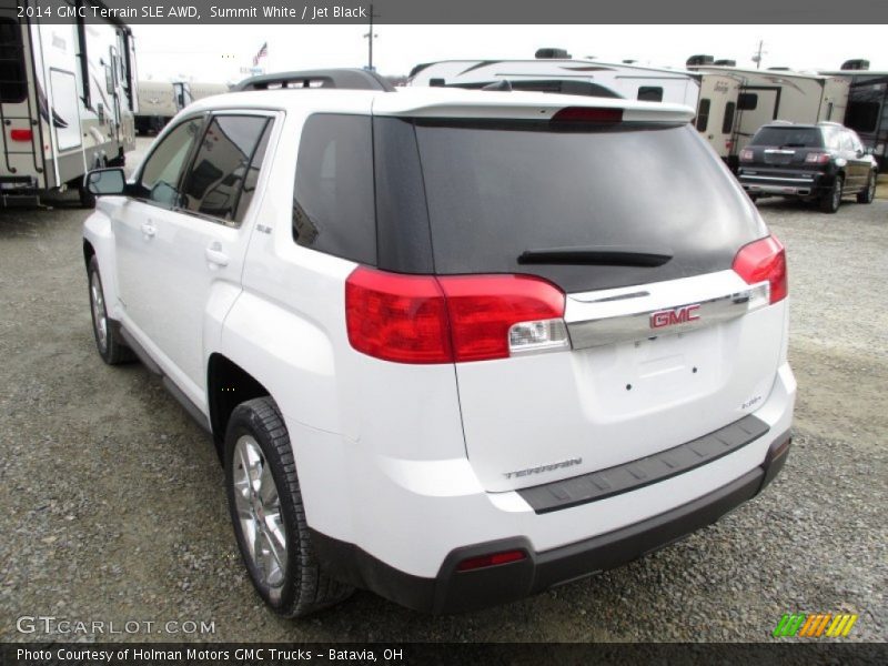 Summit White / Jet Black 2014 GMC Terrain SLE AWD