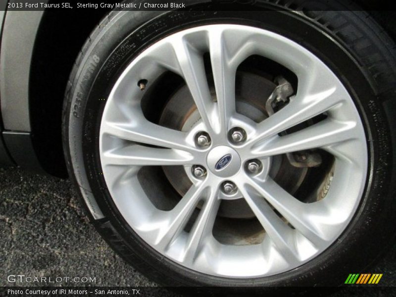 Sterling Gray Metallic / Charcoal Black 2013 Ford Taurus SEL