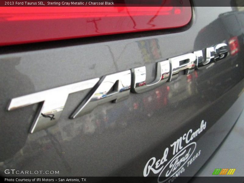 Sterling Gray Metallic / Charcoal Black 2013 Ford Taurus SEL