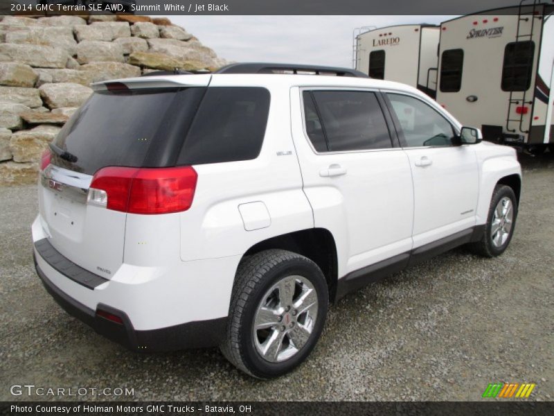 Summit White / Jet Black 2014 GMC Terrain SLE AWD