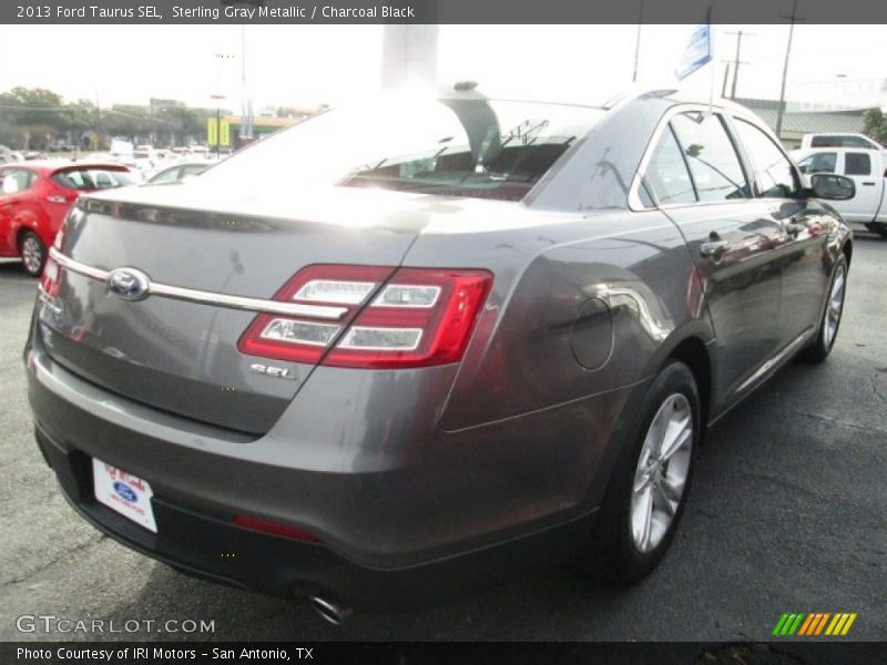 Sterling Gray Metallic / Charcoal Black 2013 Ford Taurus SEL