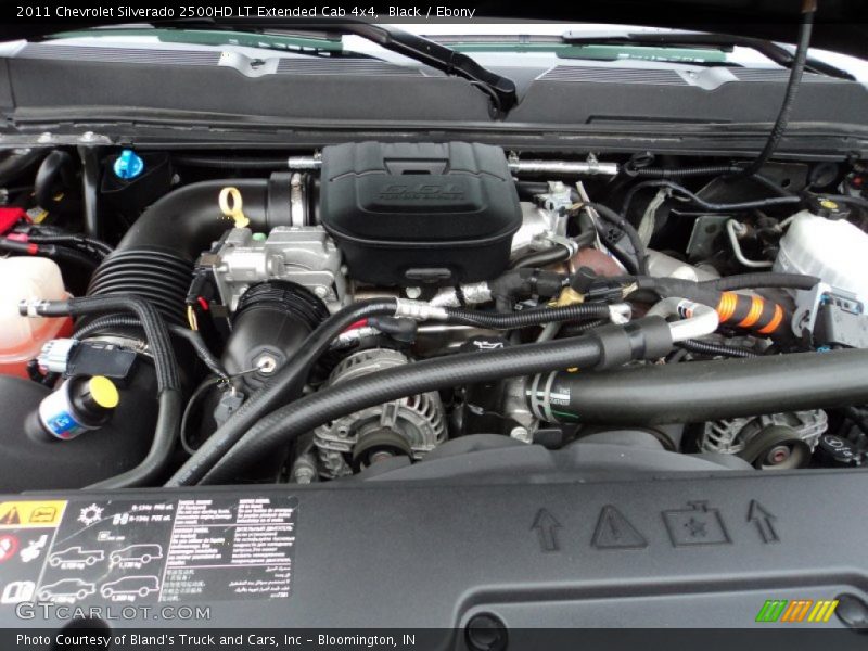Black / Ebony 2011 Chevrolet Silverado 2500HD LT Extended Cab 4x4