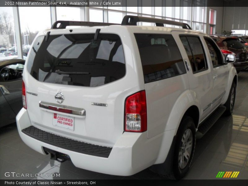 Avalanche White / Cafe Latte 2012 Nissan Pathfinder Silver 4x4