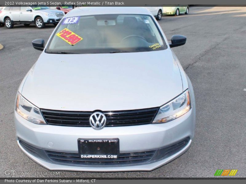 Reflex Silver Metallic / Titan Black 2012 Volkswagen Jetta S Sedan