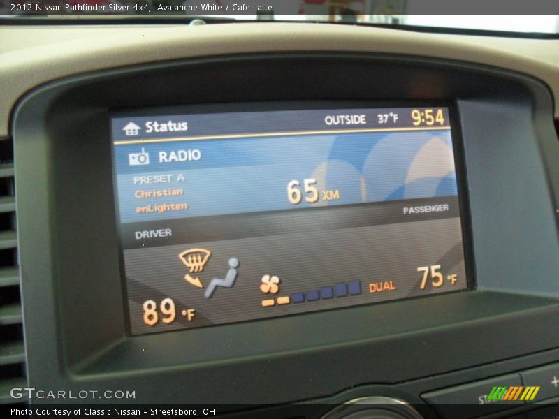 Avalanche White / Cafe Latte 2012 Nissan Pathfinder Silver 4x4