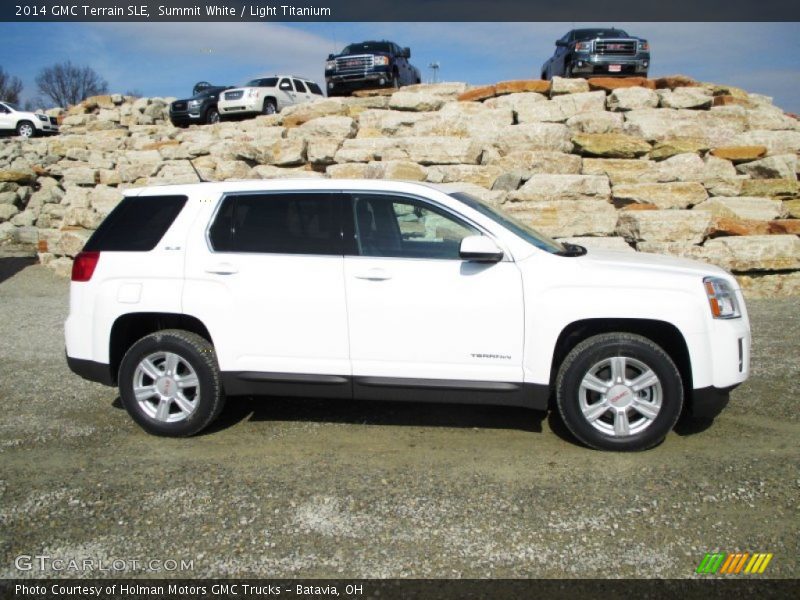 Summit White / Light Titanium 2014 GMC Terrain SLE
