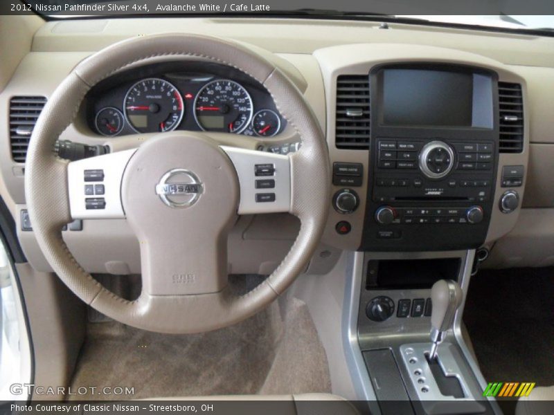 Avalanche White / Cafe Latte 2012 Nissan Pathfinder Silver 4x4