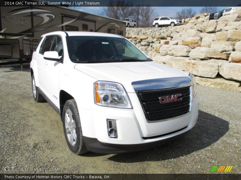 Summit White / Light Titanium 2014 GMC Terrain SLE