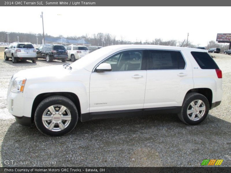 Summit White / Light Titanium 2014 GMC Terrain SLE