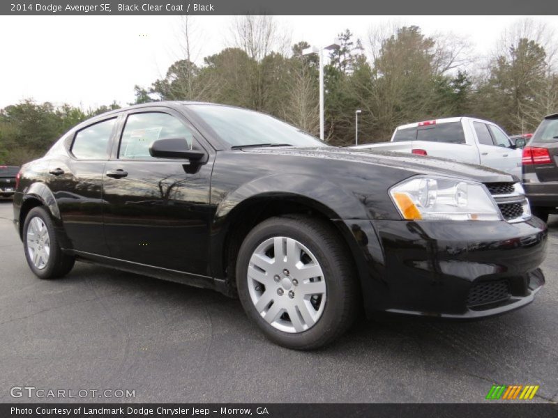 Black Clear Coat / Black 2014 Dodge Avenger SE