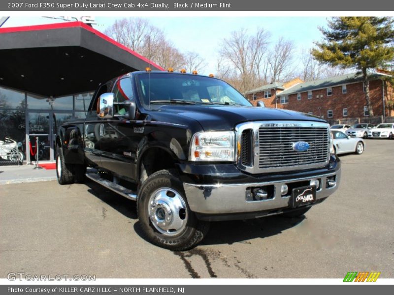 Black / Medium Flint 2007 Ford F350 Super Duty Lariat Crew Cab 4x4 Dually