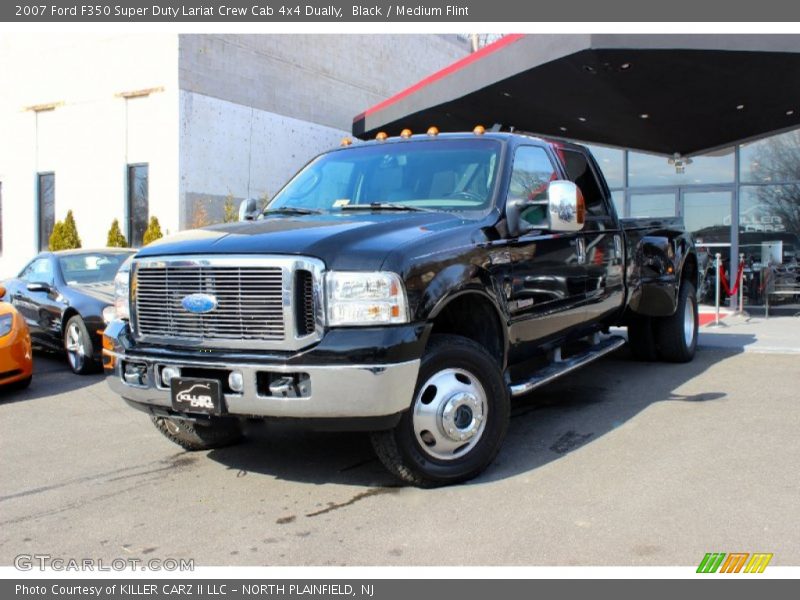 Black / Medium Flint 2007 Ford F350 Super Duty Lariat Crew Cab 4x4 Dually