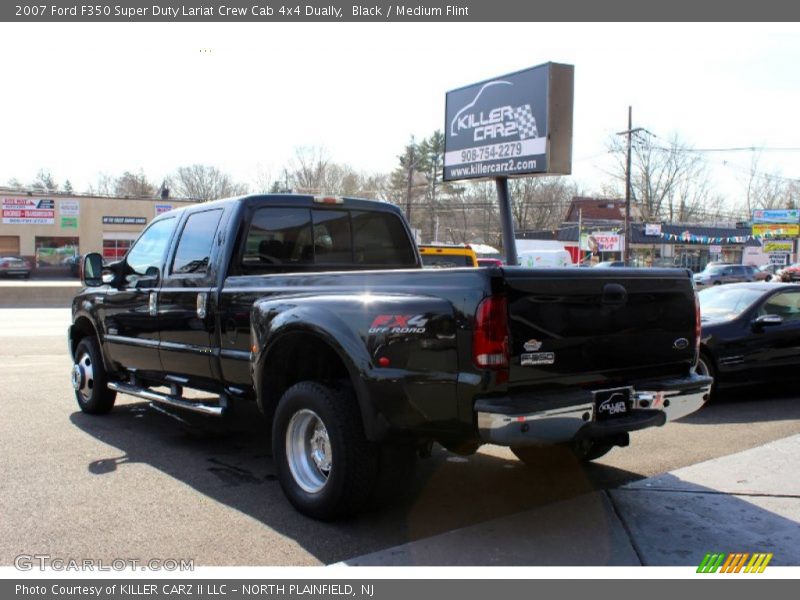 Black / Medium Flint 2007 Ford F350 Super Duty Lariat Crew Cab 4x4 Dually