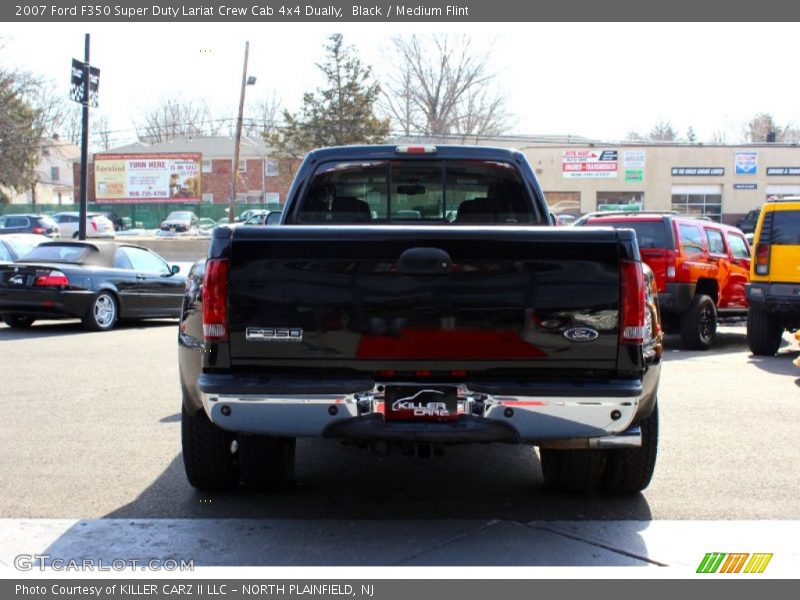 Black / Medium Flint 2007 Ford F350 Super Duty Lariat Crew Cab 4x4 Dually