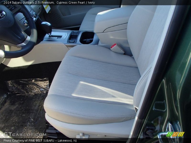 Cypress Green Pearl / Ivory 2014 Subaru Outback 2.5i Premium