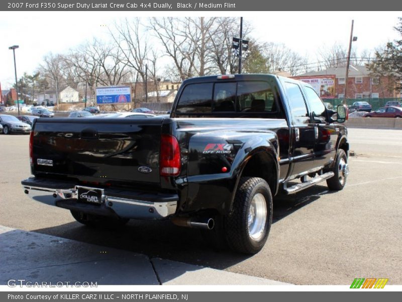 Black / Medium Flint 2007 Ford F350 Super Duty Lariat Crew Cab 4x4 Dually