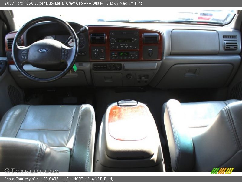 Black / Medium Flint 2007 Ford F350 Super Duty Lariat Crew Cab 4x4 Dually