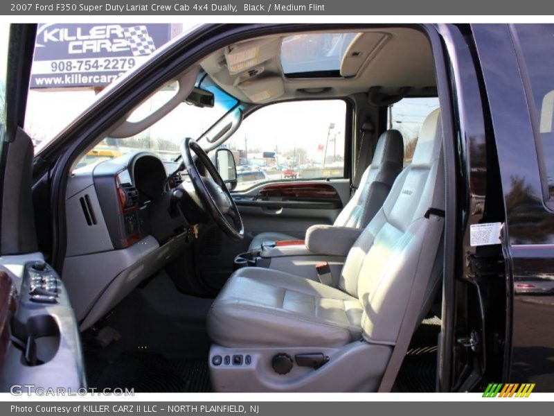 Black / Medium Flint 2007 Ford F350 Super Duty Lariat Crew Cab 4x4 Dually