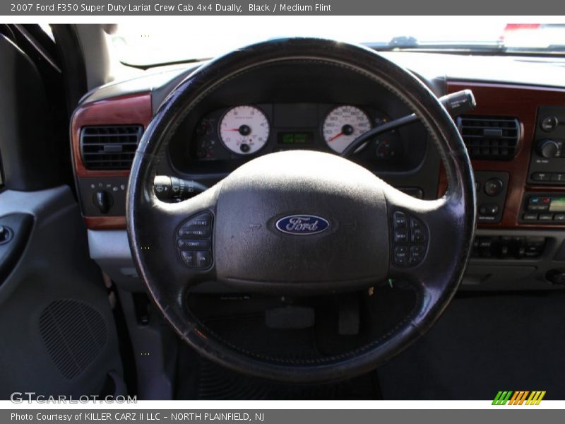 Black / Medium Flint 2007 Ford F350 Super Duty Lariat Crew Cab 4x4 Dually