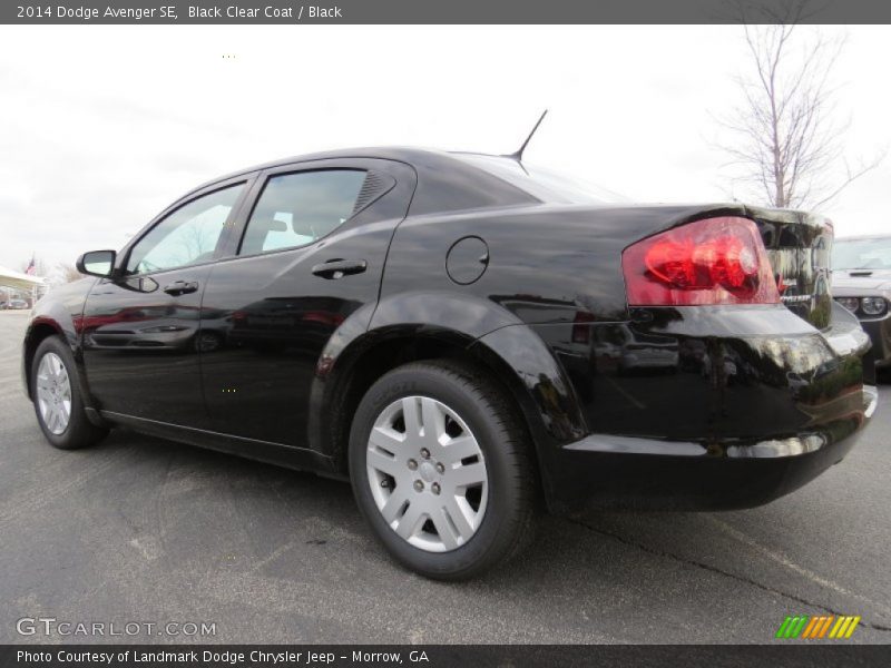 Black Clear Coat / Black 2014 Dodge Avenger SE