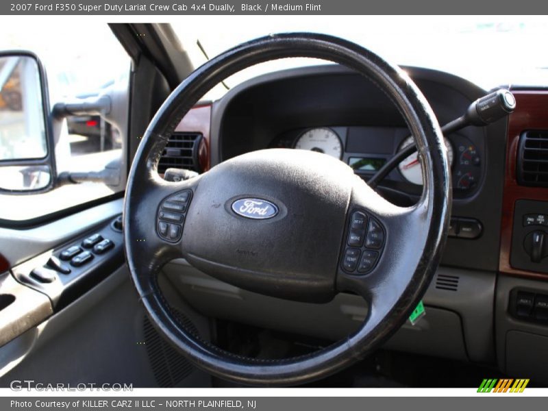 Black / Medium Flint 2007 Ford F350 Super Duty Lariat Crew Cab 4x4 Dually