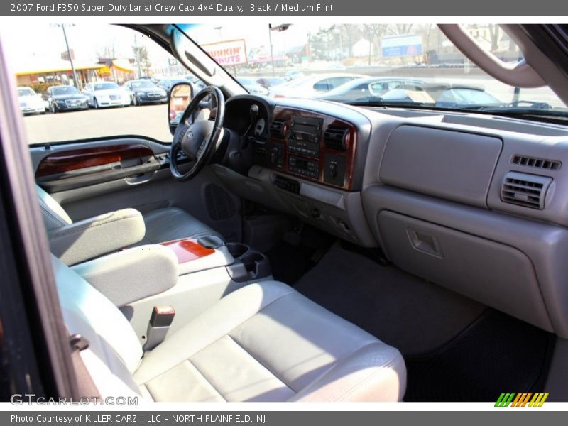 Black / Medium Flint 2007 Ford F350 Super Duty Lariat Crew Cab 4x4 Dually