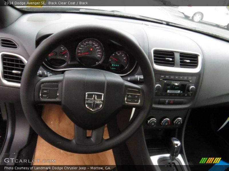 Black Clear Coat / Black 2014 Dodge Avenger SE