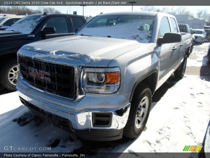 Quicksilver Metallic / Jet Black/Dark Ash 2014 GMC Sierra 1500 Crew Cab 4x4